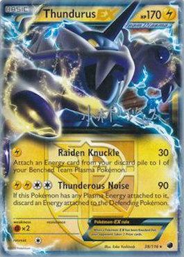 Thundurus EX (38/116) (Plasma Power - Haruto Kobayashi) [World Championships 2014] | Total Play