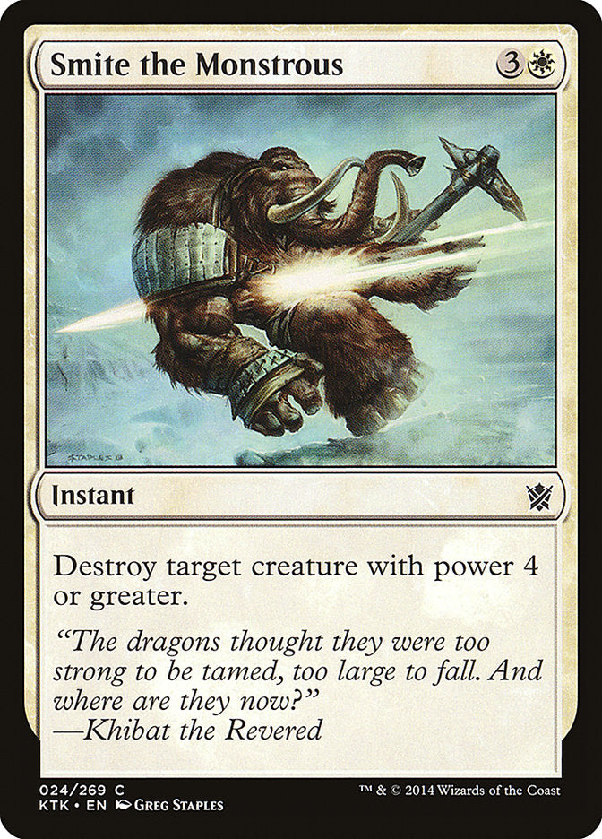 Smite the Monstrous [Khans of Tarkir] | Total Play