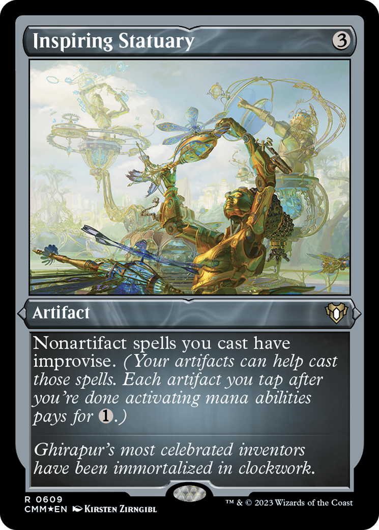 Inspiring Statuary (Foil Etched) [Commander Masters] | Total Play