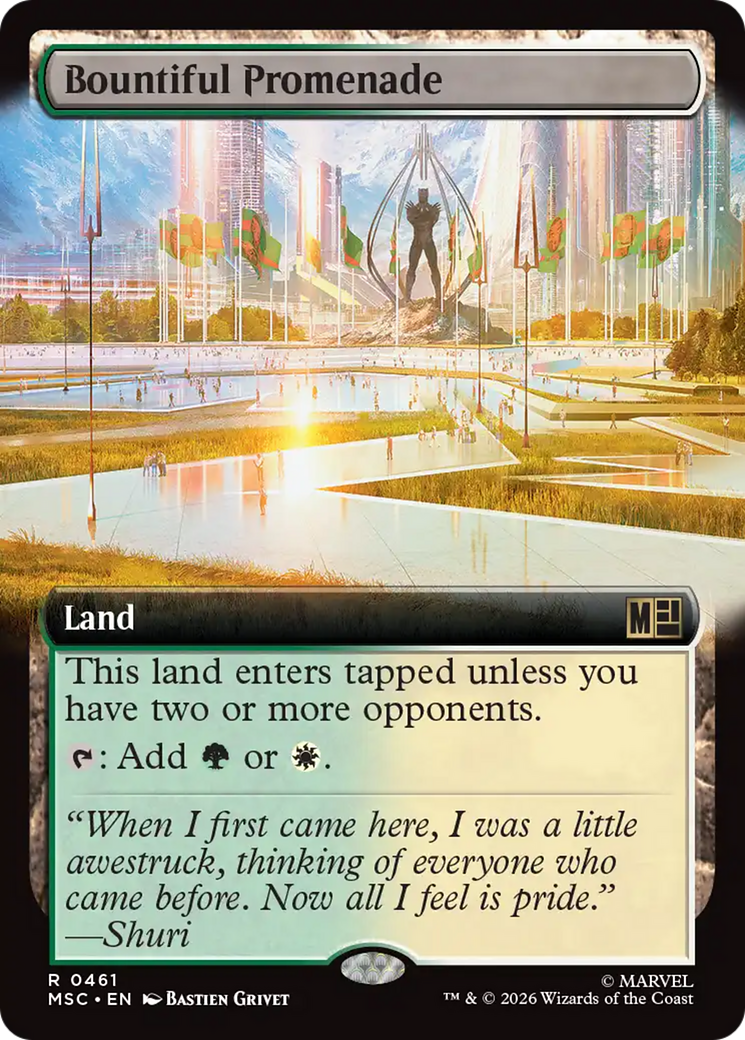 Bountiful Promenade (Extended Art) [Marvel Super Heroes Commander] | Total Play