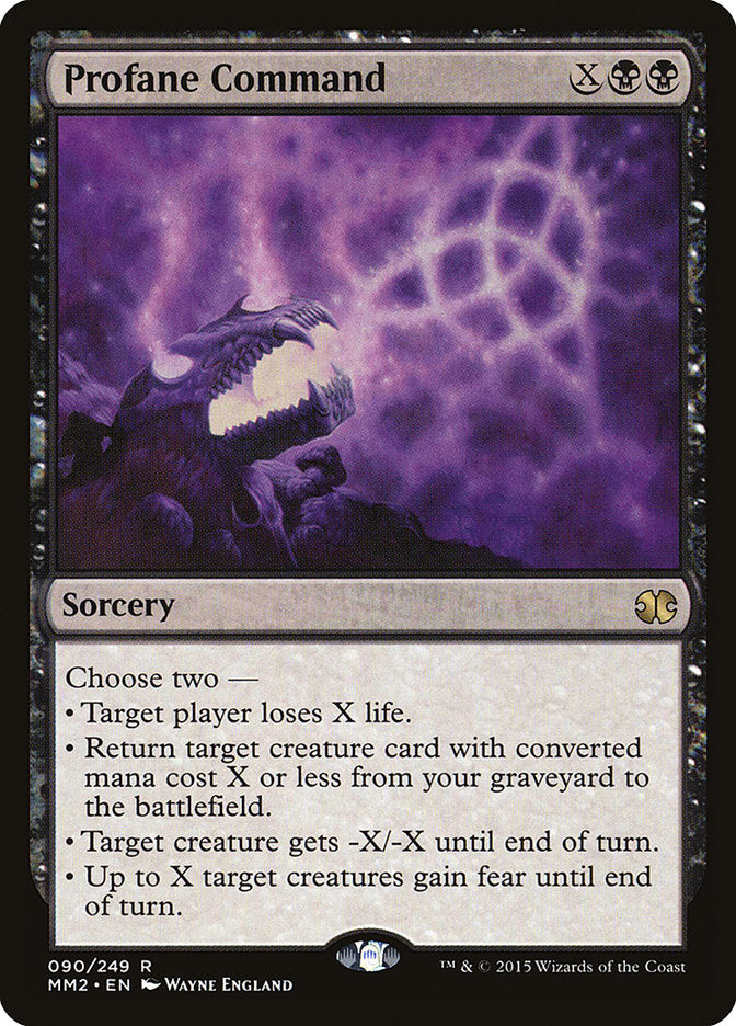 Profane Command [Modern Masters 2015] | Total Play