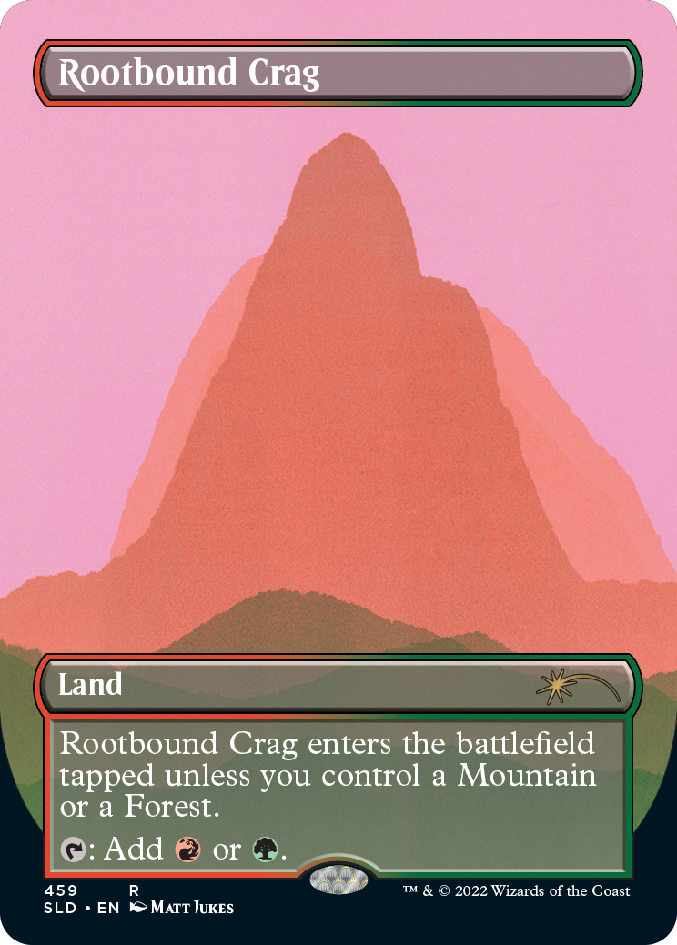 Rootbound Crag (Borderless) [Secret Lair Drop Series] | Total Play