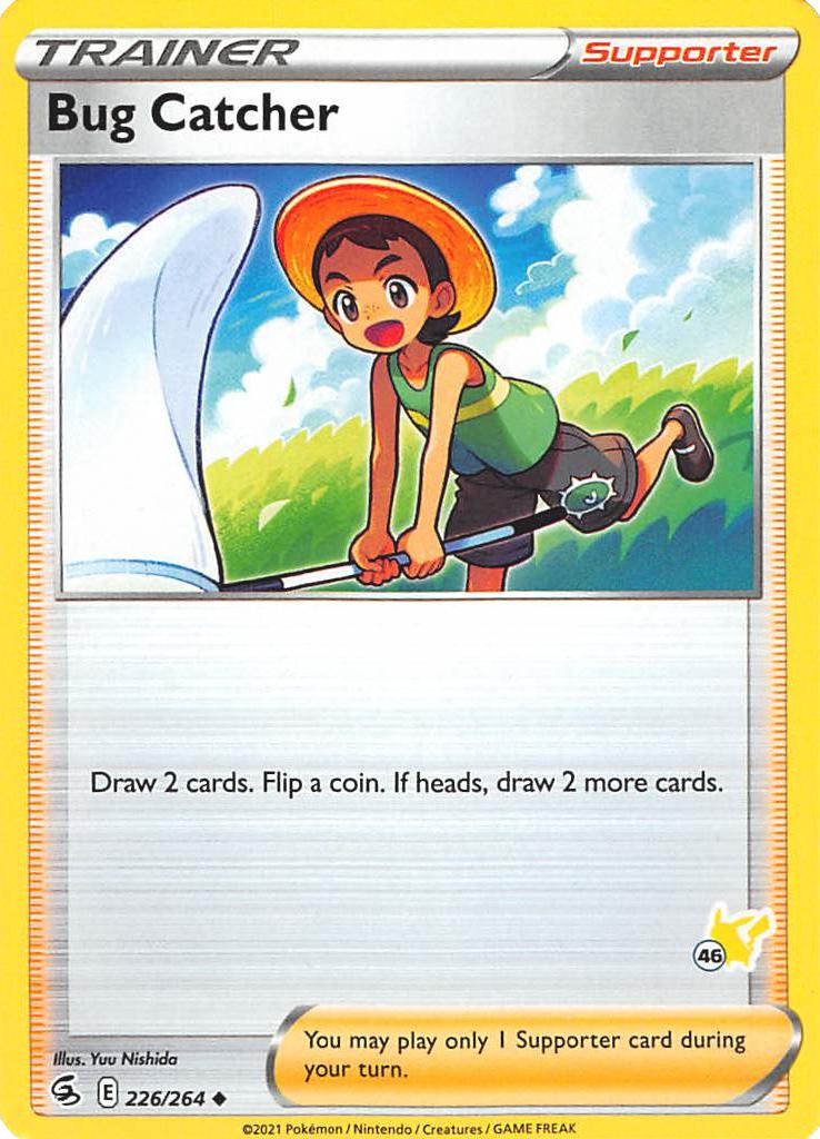 Bug Catcher (226/264) (Pikachu Stamp #46) [Battle Academy 2022] | Total Play