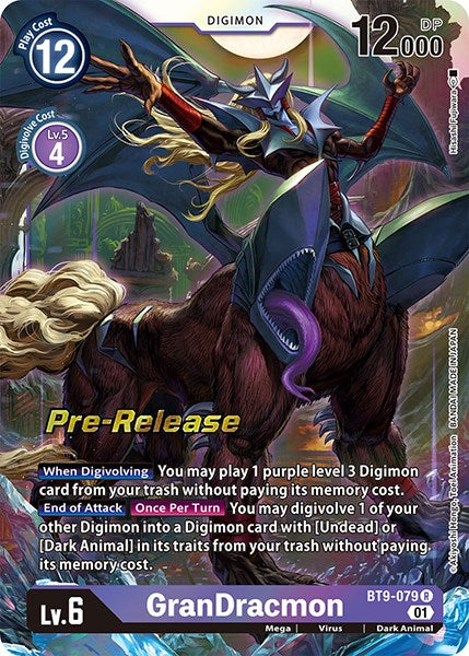 GranDracmon [BT9-079] [X Record Pre-Release Promos] | Total Play