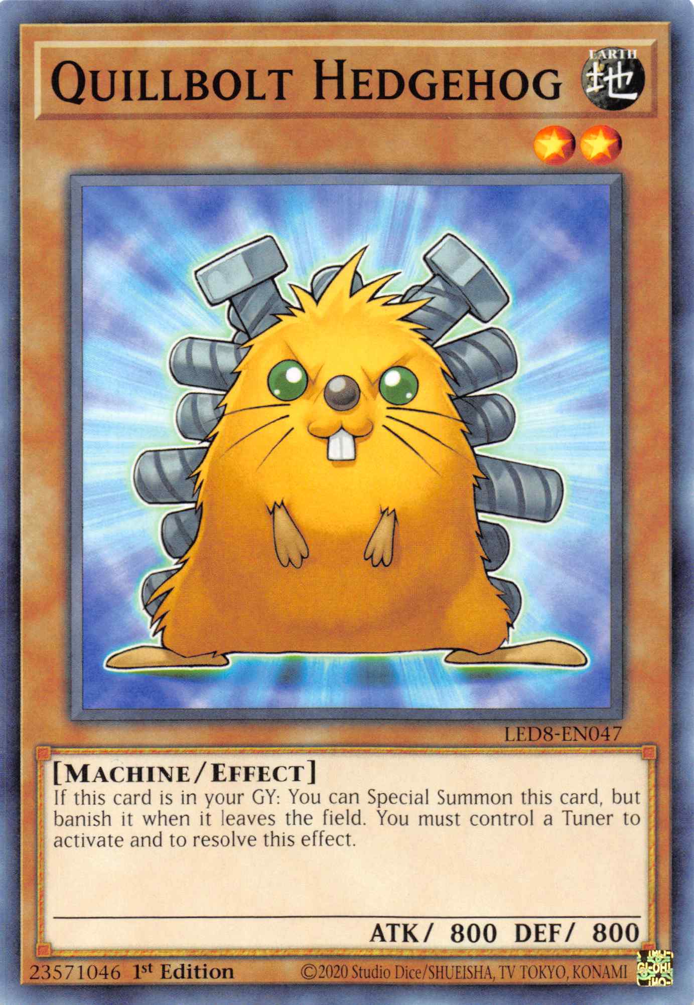 Quillbolt Hedgehog [LED8-EN047] Common | Total Play