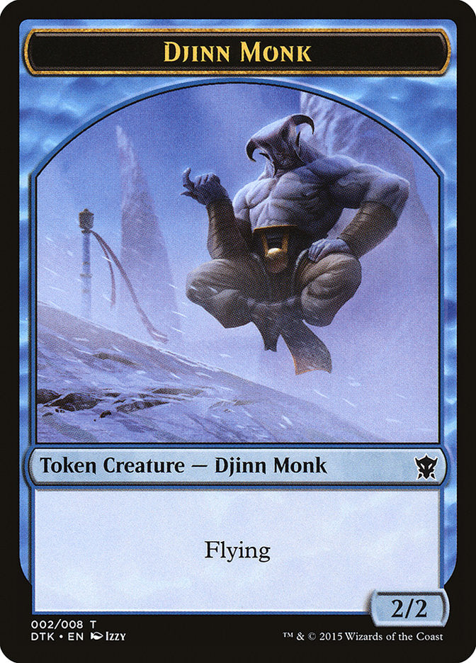 Djinn Monk Token [Dragons of Tarkir Tokens] | Total Play