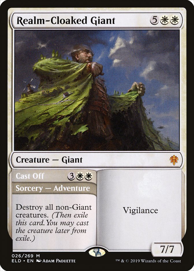 Realm-Cloaked Giant // Cast Off [Throne of Eldraine] | Total Play