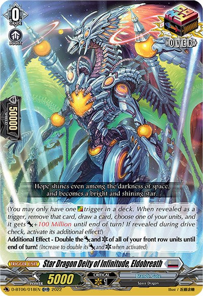 Star Dragon Deity of Infinitude, Eldobreath (D-BT06/018EN) [Blazing Dragon Reborn] | Total Play