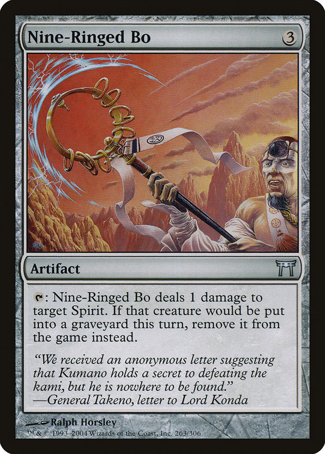 Nine-Ringed Bo [Champions of Kamigawa] | Total Play