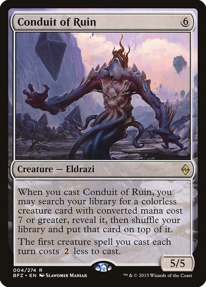 Conduit of Ruin [Battle for Zendikar] | Total Play