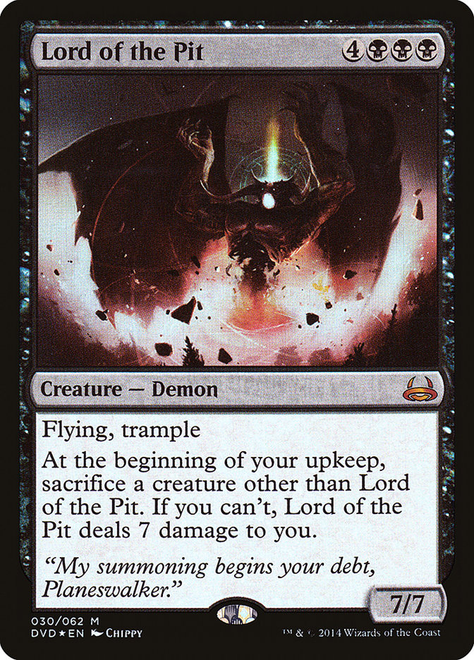 Lord of the Pit (Divine vs. Demonic) [Duel Decks Anthology] | Total Play