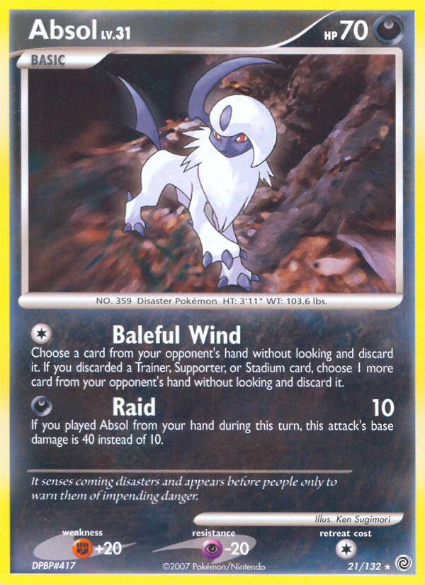Absol (21/132) [Diamond & Pearl: Secret Wonders] | Total Play