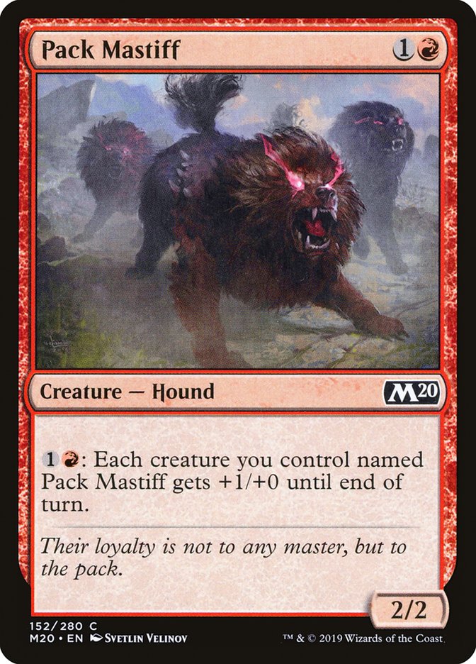 Pack Mastiff [Core Set 2020] | Total Play