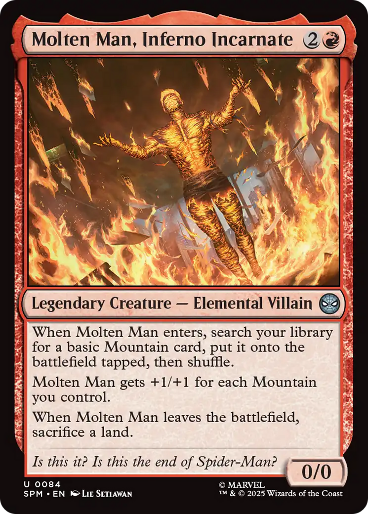 Molten Man, Inferno Incarnate [Marvel's Spider-Man] | Total Play