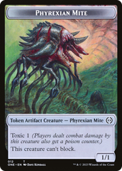 Phyrexian Mite Token (012) // Phyrexian Golem Double-Sided Token [Phyrexia: All Will Be One Tokens] | Total Play