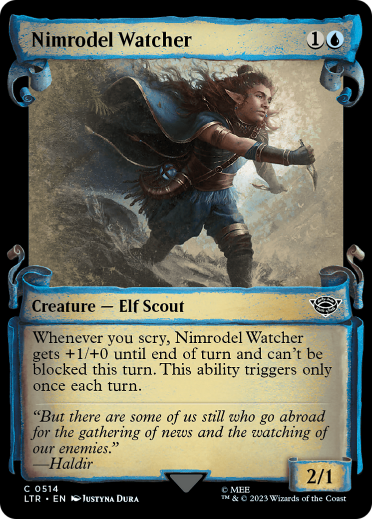 Nimrodel Watcher [The Lord of the Rings: Tales of Middle-Earth Showcase Scrolls] | Total Play