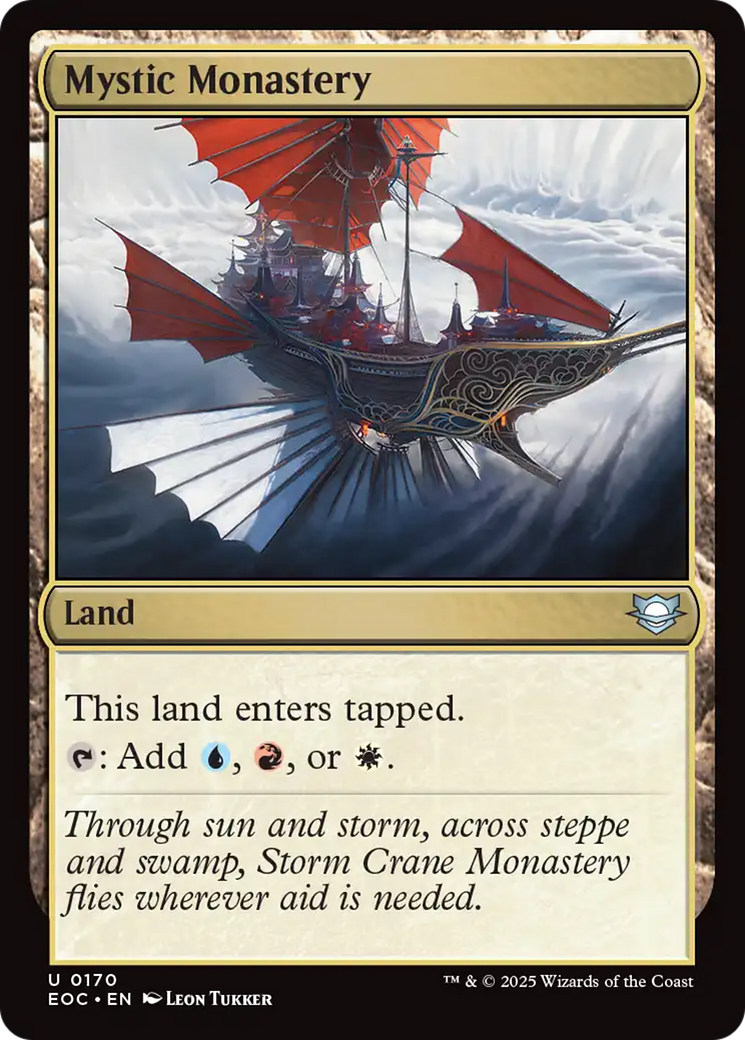 Mystic Monastery [Edge of Eternities Commander] | Total Play