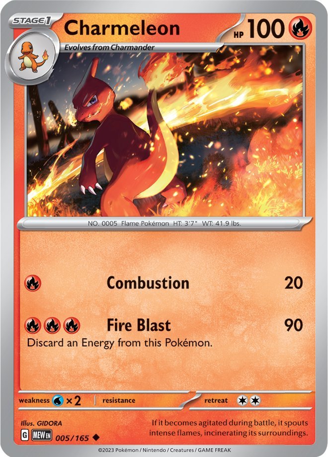 Charmeleon (005/165) [Scarlet & Violet 151] | Total Play