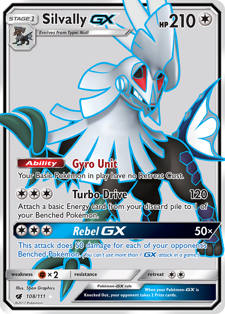 Silvally GX (108/111) [Sun & Moon: Crimson Invasion] | Total Play