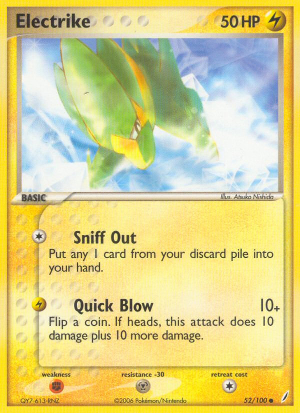 Electrike (52/100) [EX: Crystal Guardians] | Total Play