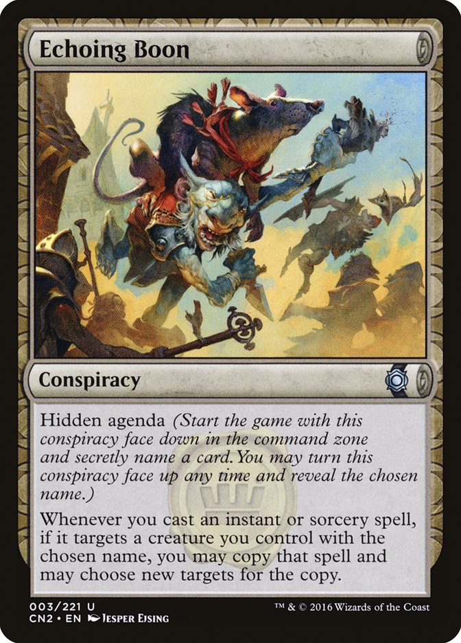 Echoing Boon [Conspiracy: Take the Crown] | Total Play