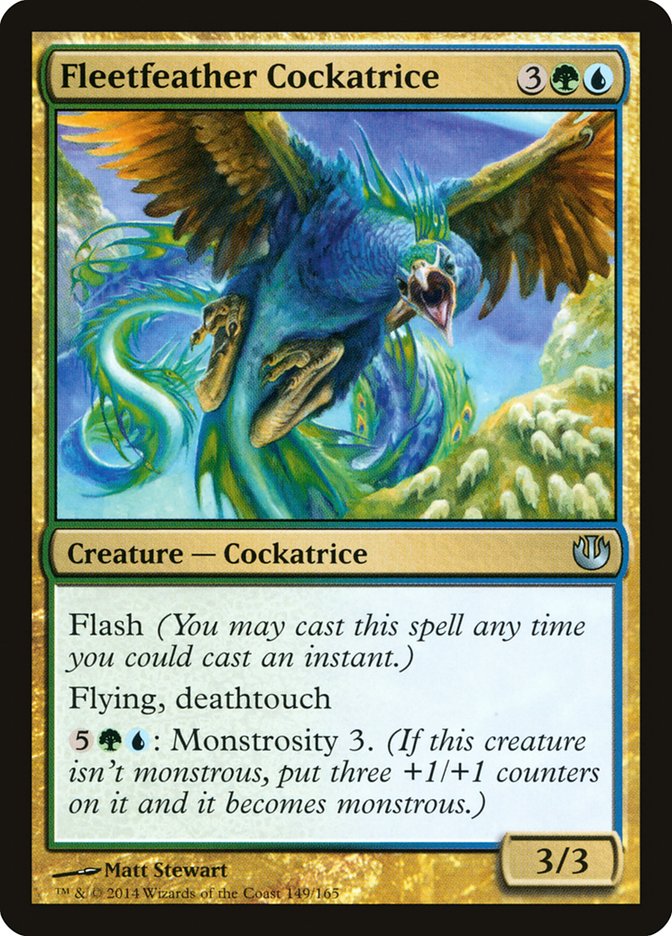 Fleetfeather Cockatrice [Journey into Nyx] | Total Play