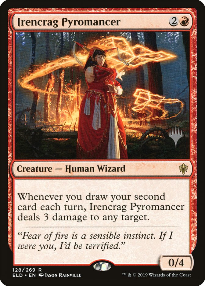 Irencrag Pyromancer (Promo Pack) [Throne of Eldraine Promos] | Total Play