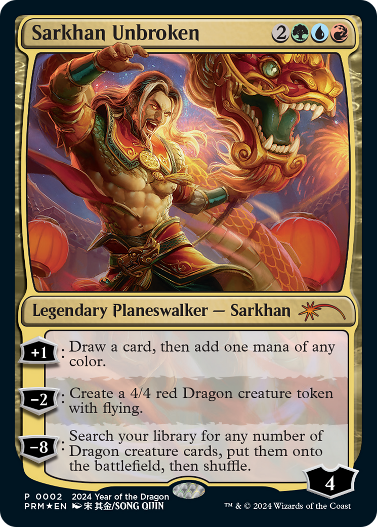 Sarkhan Unbroken (Year of the Dragon 2024) [Standard Showdown Promos] | Total Play