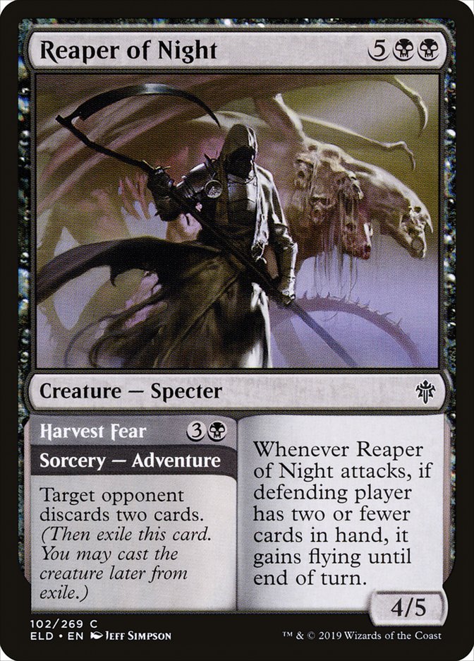 Reaper of Night // Harvest Fear [Throne of Eldraine] | Total Play