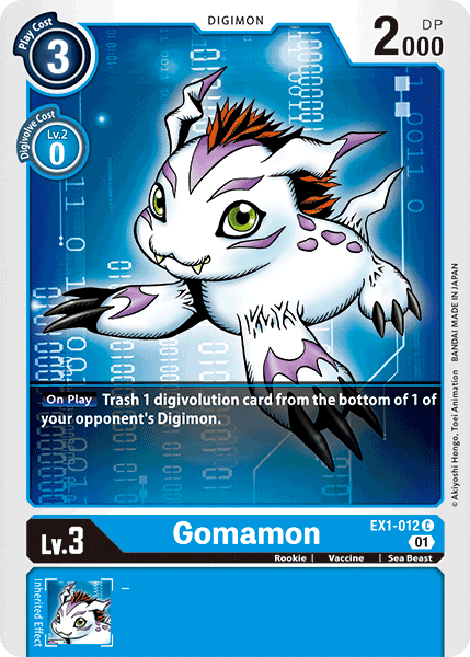 Gomamon [EX1-012] [Classic Collection] | Total Play