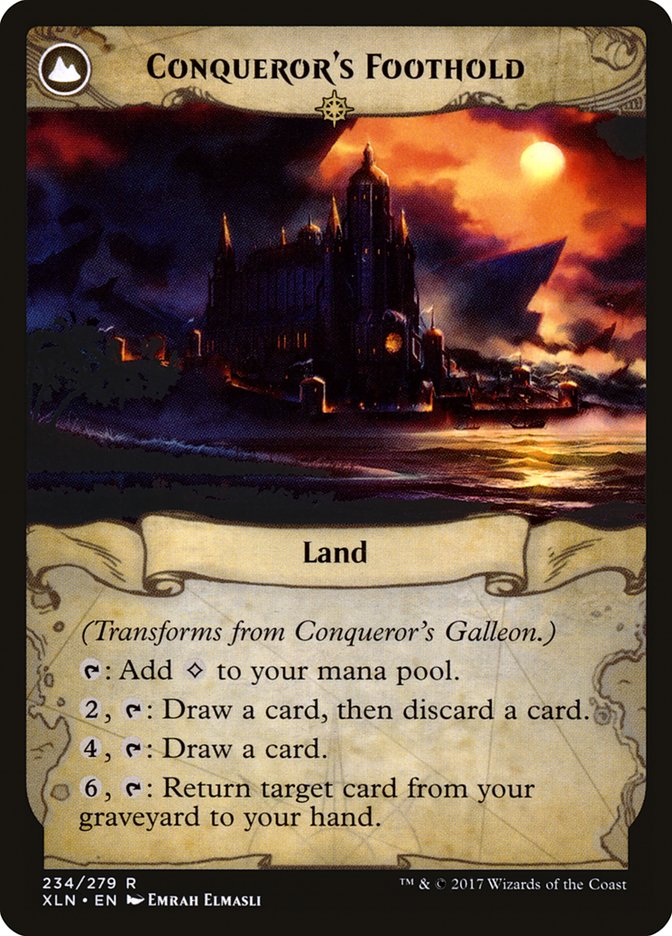 Conqueror's Galleon // Conqueror's Foothold [Ixalan] | Total Play