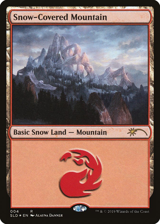 Snow-Covered Mountain (004) [Secret Lair Drop Series] | Total Play