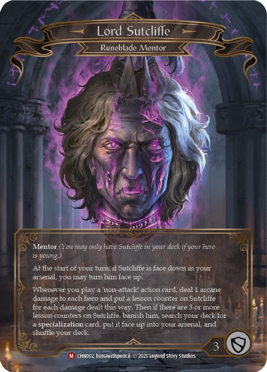 Lord Sutcliffe [CHN002] (Monarch Chane Blitz Deck) | Total Play