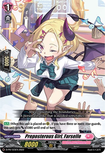 Preposterous Girl, Farselle (D-PR/123EN) [D Promo Cards] | Total Play