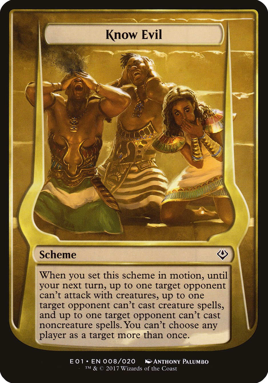 Know Evil (Schemes) [Archenemy: Nicol Bolas Schemes] | Total Play
