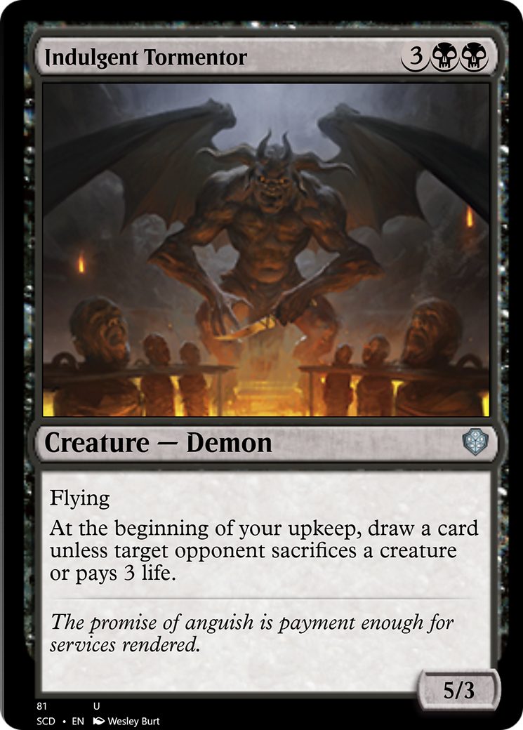Indulgent Tormentor [Starter Commander Decks] | Total Play