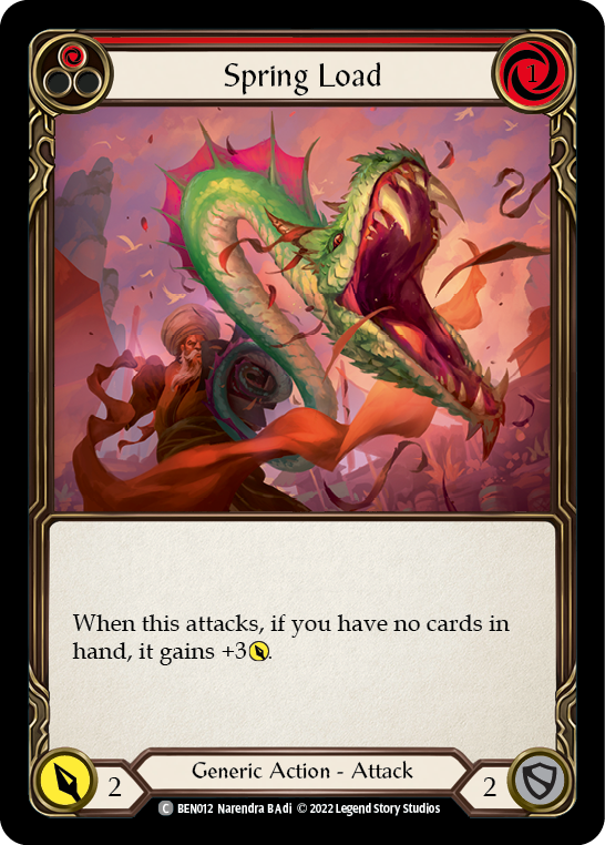 Spring Load (Red) [BEN012] (Outsiders Benji Blitz Deck) | Total Play
