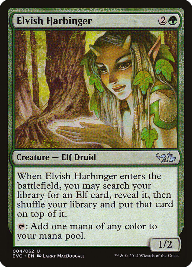 Elvish Harbinger (Elves vs. Goblins) [Duel Decks Anthology] | Total Play