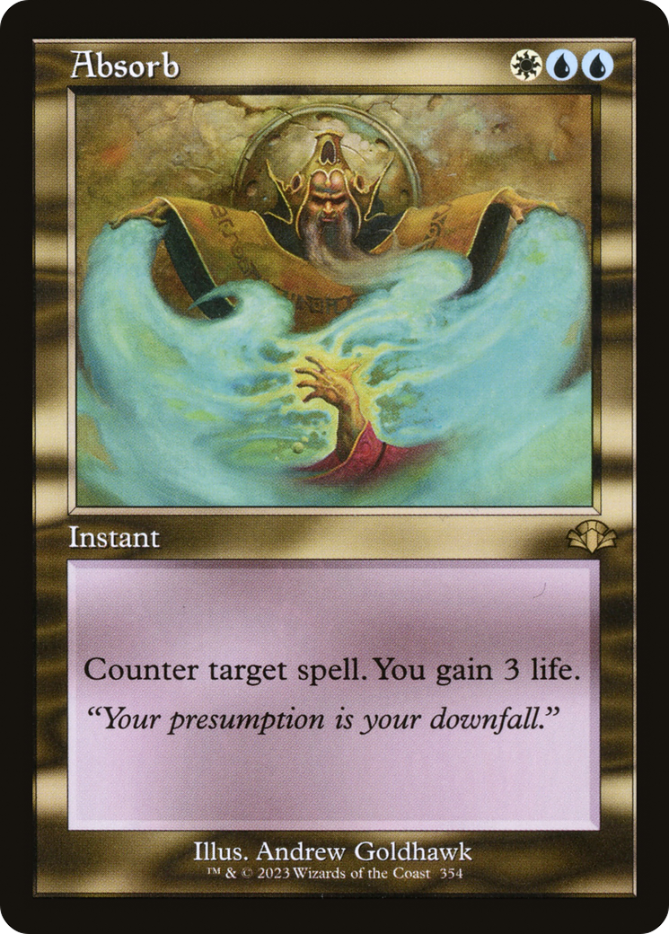 Absorb (Retro) [Dominaria Remastered] | Total Play