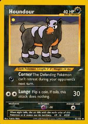 Houndour (43/105) [Neo Destiny Unlimited] | Total Play