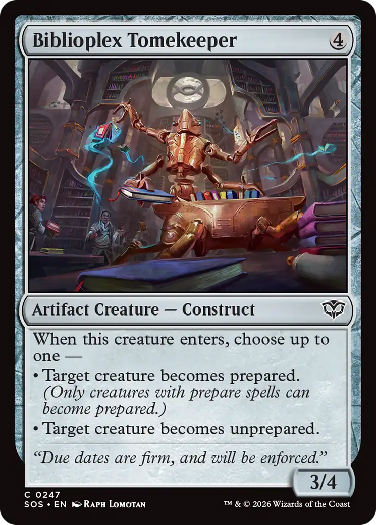 Biblioplex Tomekeeper [Secrets of Strixhaven] | Total Play