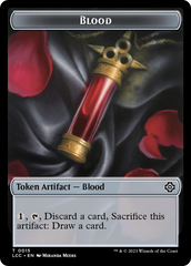 Blood // Vampire (0004) Double-Sided Token [The Lost Caverns of Ixalan Commander Tokens] | Total Play