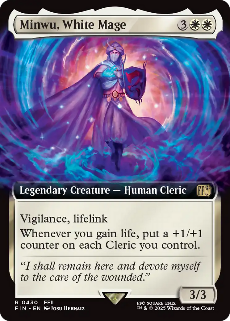 Minwu, White Mage (Extended Art) [FINAL FANTASY] | Total Play