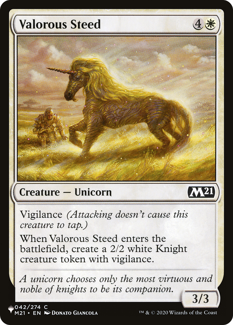 Valorous Steed [The List] | Total Play