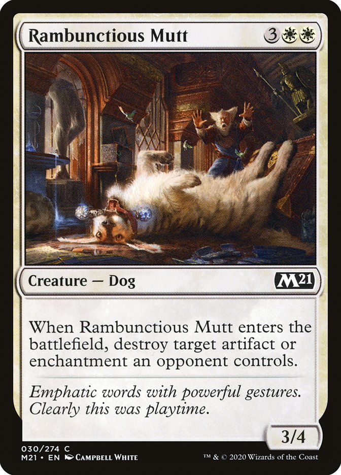 Rambunctious Mutt [Core Set 2021] | Total Play