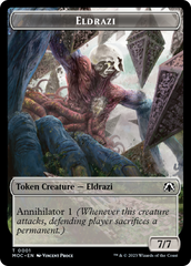 Goblin // Eldrazi Double-Sided Token [March of the Machine Commander Tokens] | Total Play