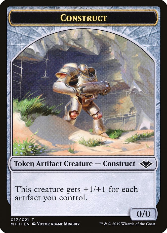 Soldier (004) // Construct (017) Double-Sided Token [Modern Horizons Tokens] | Total Play