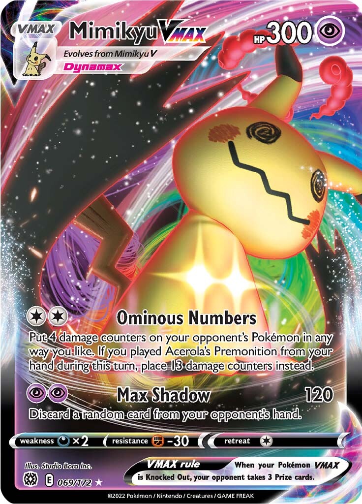 Mimikyu VMAX (069/172) [Sword & Shield: Brilliant Stars] | Total Play