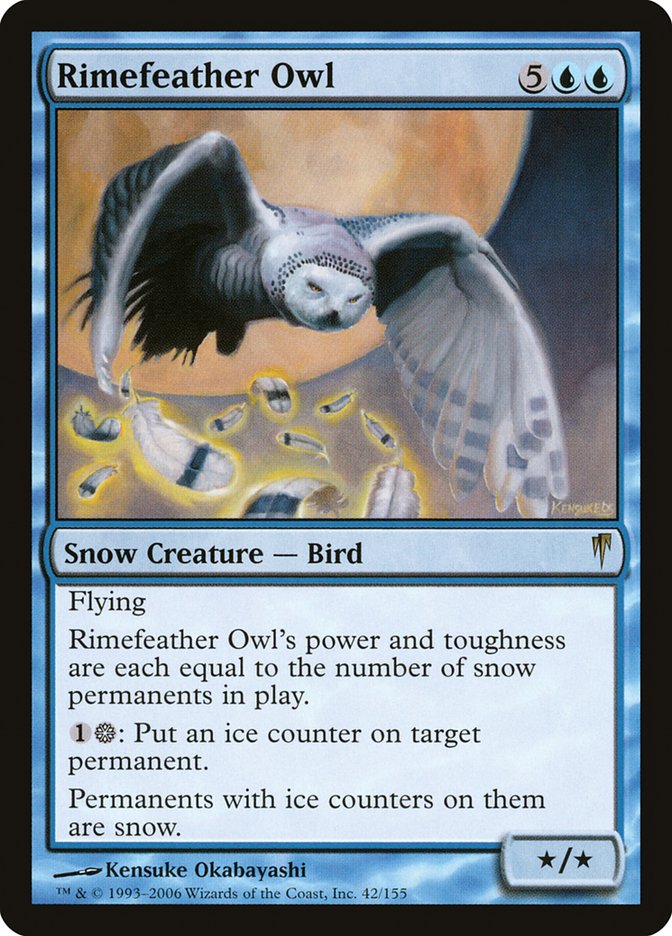 Rimefeather Owl [Coldsnap] | Total Play
