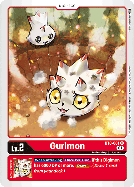 Gurimon [BT8-001] [New Awakening] | Total Play